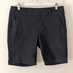 Black Bermuda shorts